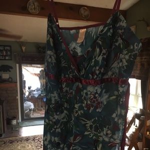 Beautiful floral silky nightgown